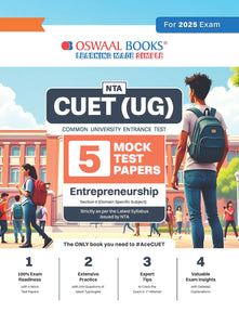 NTA CUET (UG) 5 Mock Test Papers | Section II Entrepreneurship (For 2025 Exam) | With New Syllabus & Pattern