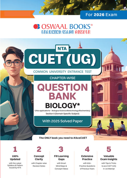 NTA CUET (UG) Chapter-wise Question Bank Biology For 2026 Exam
