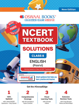 NCERT Textbook Solutions English Class 8 | For CBSE 2026-27 Exam | Based on Latest NCERT Malhar | With Complete Solutions of Objective & Subjective Questions for Practice
