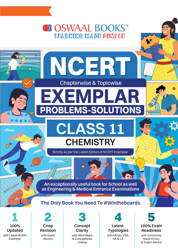 NCERT Exemplar (Problems - Solutions) Class 11 Chemistry Book For Latest Exam