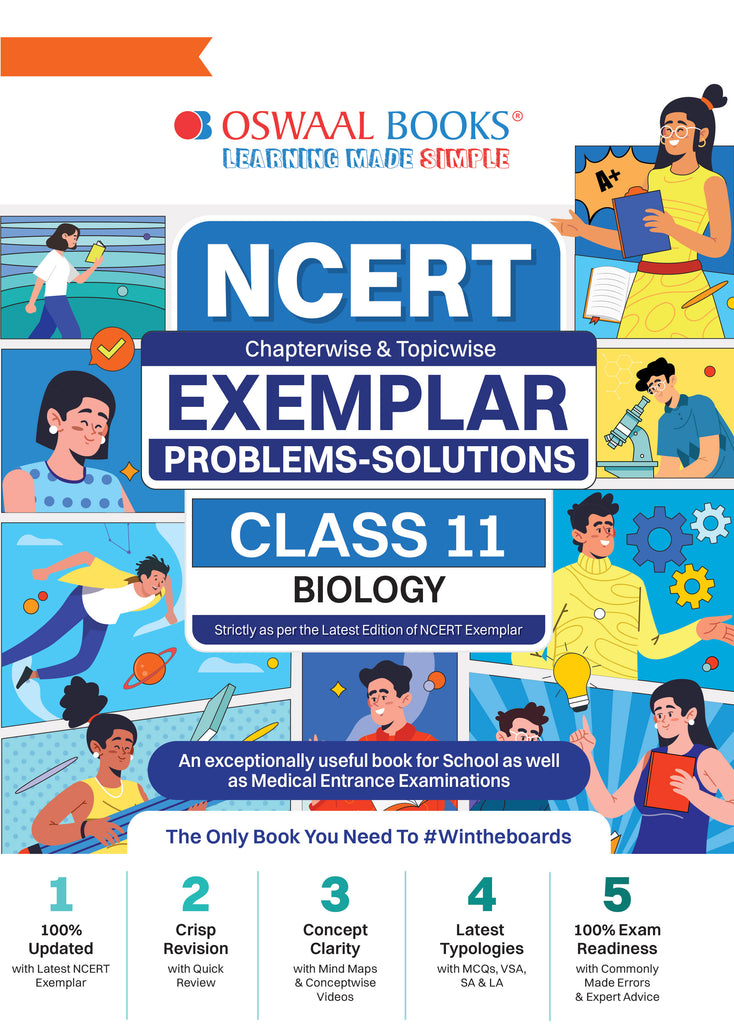 NCERT Exemplar (Problems - Solutions) Class 11 Biology Book For Latest Exam