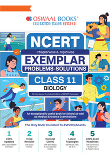 NCERT Exemplar (Problems - Solutions) Class 11 Biology Book For Latest Exam