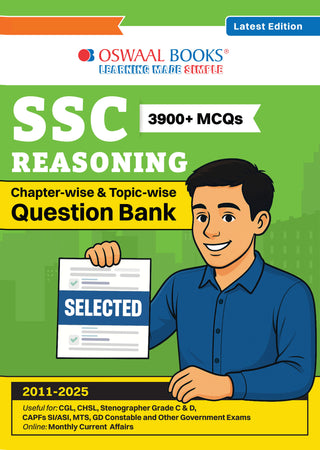 SSC (Staff Selection Commission) Reasoning  3900+ MCQs Tier-1 | Chapter-wise & Topic-wise Question Bank (2011 to 2025) | For 2026 Exam