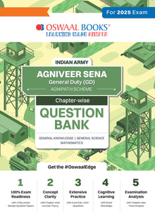 Indian Army | Agniveer Sena General Duty (GD)| Agnipath Scheme | Chapter-wise Question Bank| General Knowledge | General Science | Mathematics | For 2025 Exam