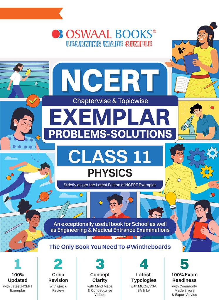 NCERT Exemplar (Problems - Solutions) Class 11 Physics Book For Latest Exam