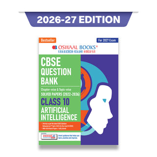 CBSE Class 10 Artificial Intelligence Question Bank | Chapter & Topic-wise Solved Papers (2017-2026) | Based on Latest Syllabus (April 2026) | Includes 2026 Papers | For 2027 Exam