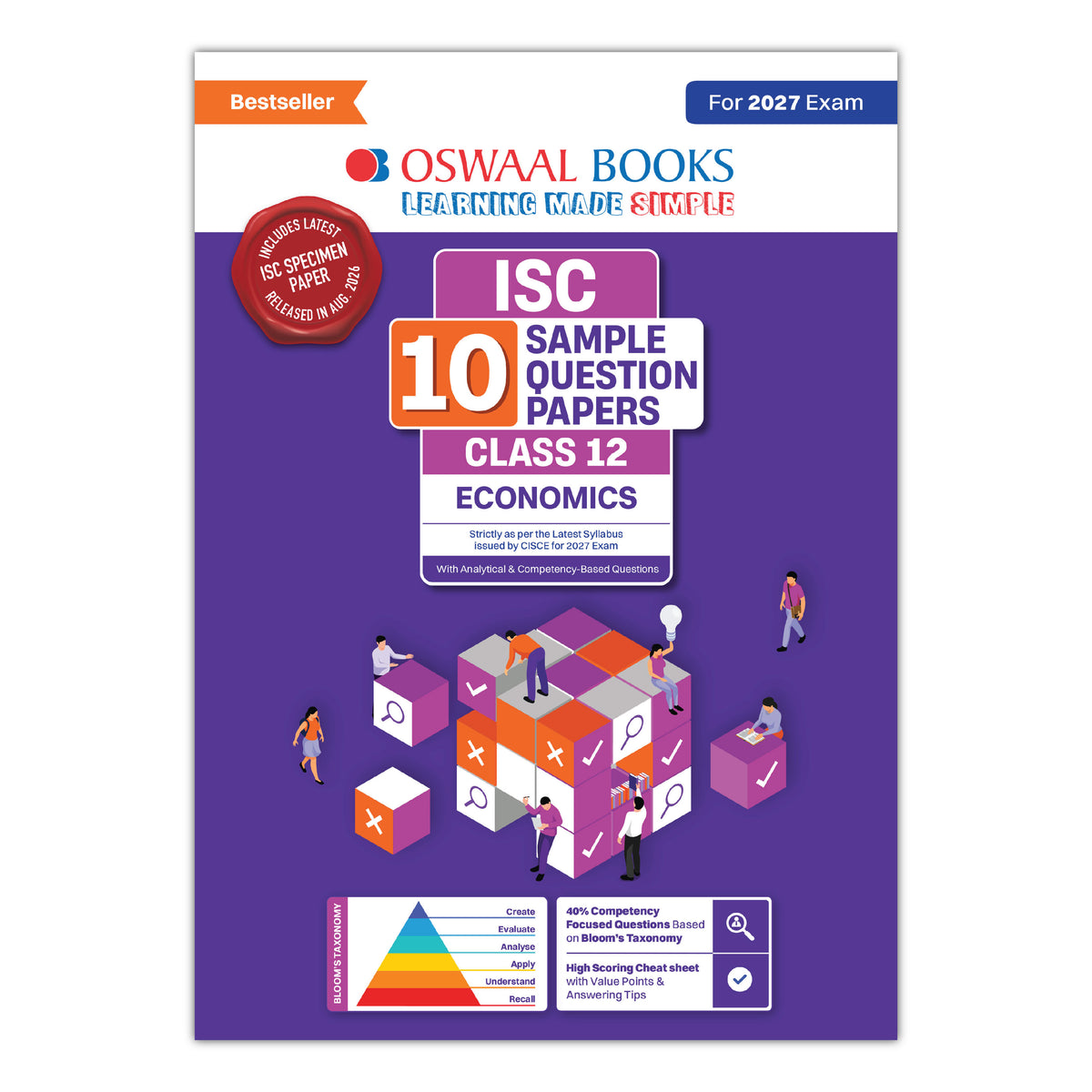 ISC | 10 Sample Question Papers | Class 12 | Economics (For 2027 Exam) Updated Version | With Oswaal AI