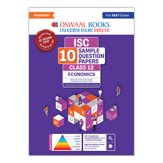 ISC | 10 Sample Question Papers | Class 12 | Economics (For 2027 Exam) Updated Version | With Oswaal AI