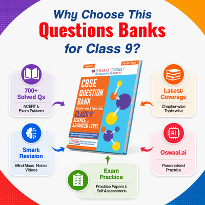 Oswaal CBSE Class 9 Science Advance Level Question Bank Chapter-wise & Topic-wise | Based on NCERT | Includes Summary, Competency-Based Question, Self-Assessment & Practice Papers