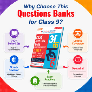 CBSE Class 9 Hindi Question Bank Chapter-wise & Topic-wise | Based on new NCERT Textbook Ganga | Includes Summary, Competency-Based Question, Self-Assessment & Practice Papers | For R1 Level