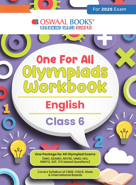 One for All Olympiads Workbook Class 6 English For 2025 Exam