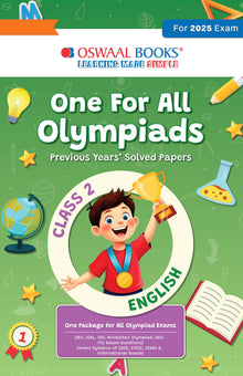 One for All Olympiads Previous Year Solved Papers Class 2 English For 2025 Exam