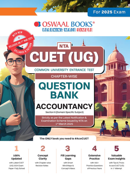 NTA CUET (UG) Chapterwise Question Bank Accountancy (For 2025 Exam)
