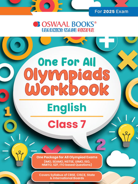 One for All Olympiads Workbook Class 7 English For 2025 Exam
