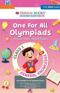 One for All Olympiads Chapter-wise Previous Years' Solved Papers, Prep-Guide Class 1 General Knowledge For 2025 Exam