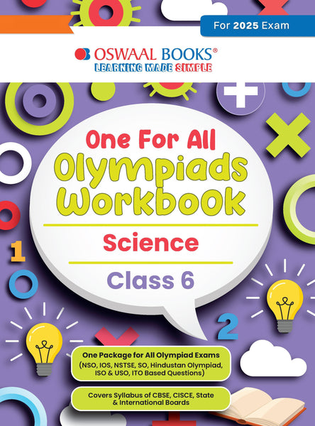 One for All Olympiads Workbook Class 6 Science For 2025 Exam