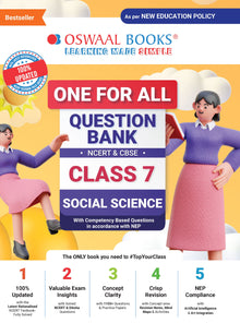 One For All Question Bank NCERT & CBSE, Class-7 Social Science (For Latest Exam)