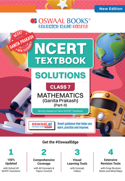 NCERT Textbook Solutions Mathematics (Ganita Prakash) Part-2 Class 7 | For CBSE 2026–27 Exam | Based on Latest NCERT Ganita Prakash | With Complete Solutions & Subjective Questions for Practice