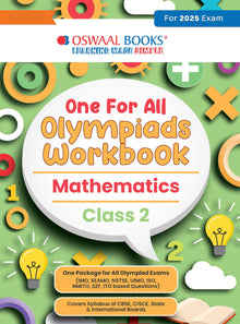 One for All Olympiads Workbook Class 2 Mathematics For 2025 Exam