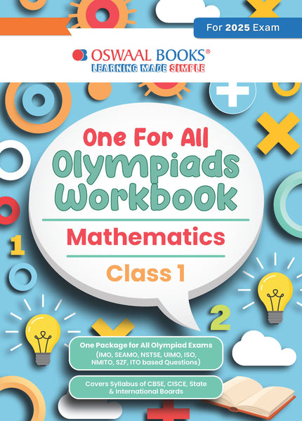 One for All Olympiads Workbook Class 1 Mathematics For 2025 Exam