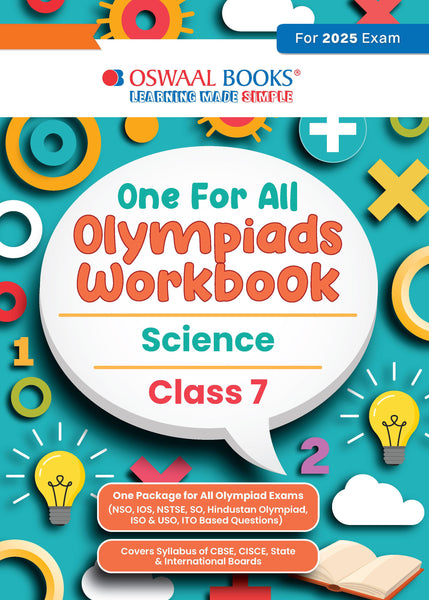 One for All Olympiads Workbook Class 7 Science For 2025 Exam