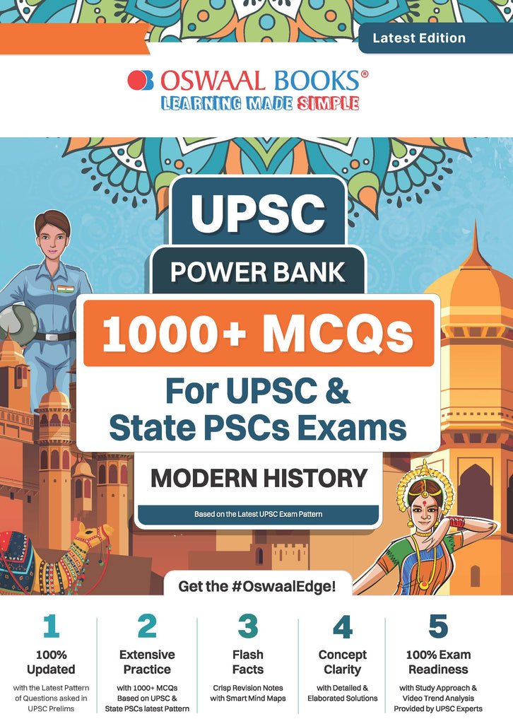 UPSC Power Bank | 1000+ MCQs  for UPSC & State PSCs Exams | Modern History | Latest Edition