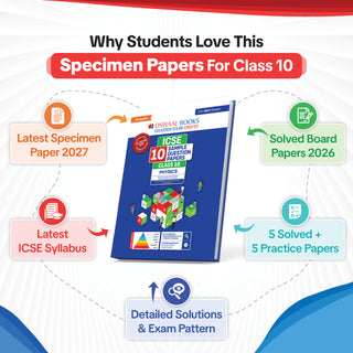 ICSE Class 10, Competency Focused Questions + 10 Sample Question Papers Physics, Chemistry, Maths, Biology (Set of 5 Books) for 2027 Board Exams