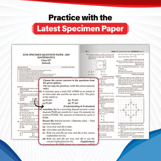 ICSE | 10 Sample Question Papers | Class 10 | Mathematics (For 2027 Exam) | Includes – Board Paper 2026 & Specimen 2027 | With On Tips Notes, Mind Maps & Oswaal AI