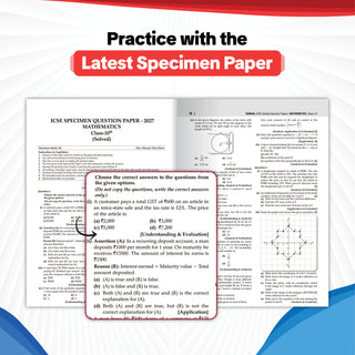 ICSE | 10 Sample Question Papers | Class 10 | Mathematics (For 2027 Exam) | Includes – Board Paper 2026 & Specimen 2027 | With On Tips Notes, Mind Maps & Oswaal AI