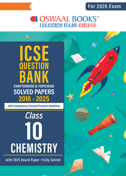 ICSE Question Bank Chapterwise & Topicwise Solved Papers Class 10 Chemistry For 2026 Exam