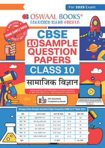 CBSE Sample Question Papers Class 10 Samajik Vigyan (For 2025 Exam)