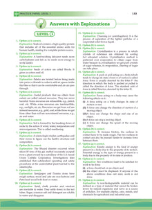 One for All Olympiads Previous Year Solved Papers Class 6 Science For 2025 Exam