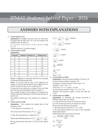 IPMAT 21 Previous Years' Solved Papers (2019–2026) | Latest 2026 Solved Papers | 2100+ Questions with Detailed Solutions | IPMAT Indore, Rohtak & JIPMAT | Trend Analysis (2022–2026) |Oswaal AI