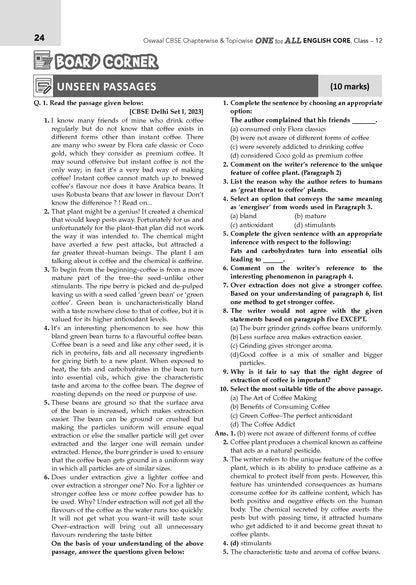 Oswaal CBSE & NCERT One for All Class 12 English Core (For 2027 Exam)