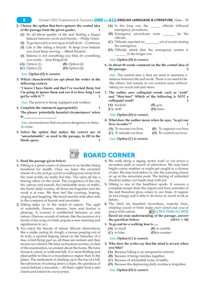 Oswaal CBSE & NCERT One for All Class 10 English Language & Literature (For 2027 Exam)