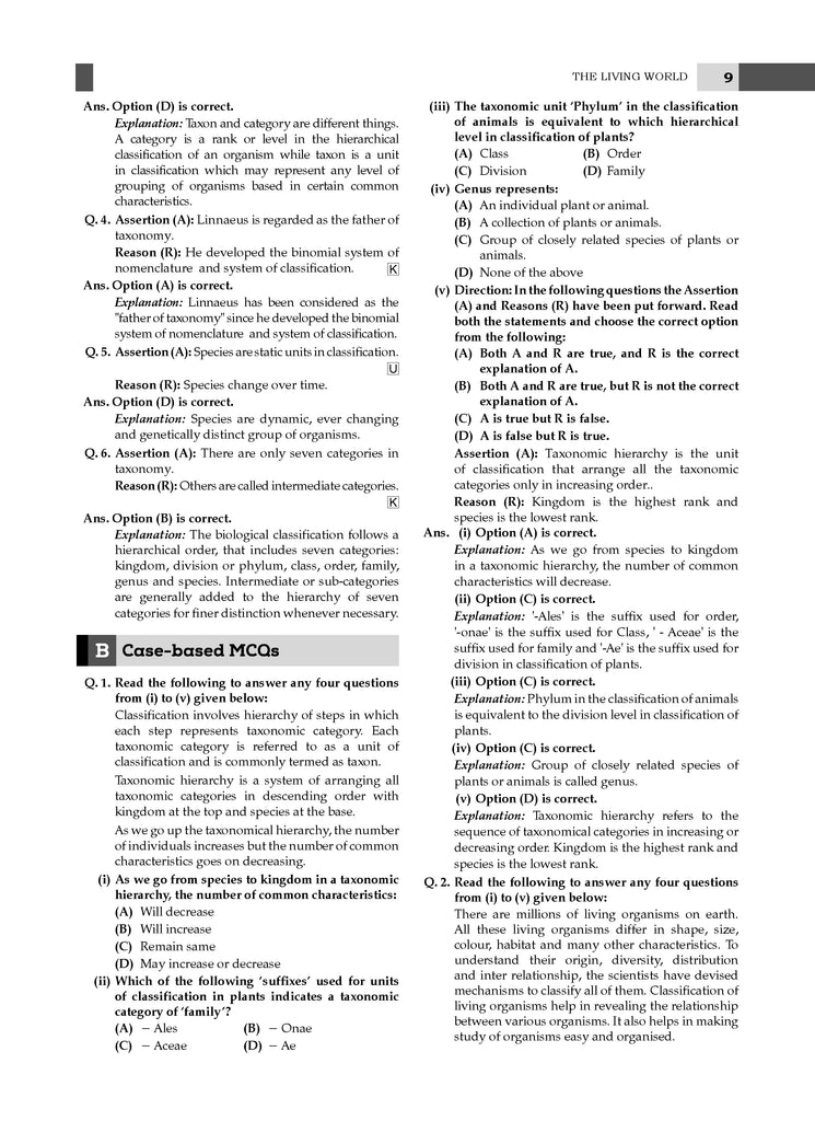 CBSE Question Bank Class 11 Biology For 2026 Exam