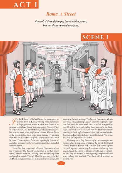 Oswaal Julius Caesar - Textbook with Paraphrases (ICSE 9 & 10) - Oswaal Books