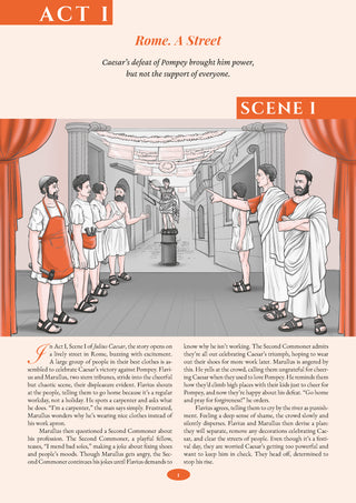 ICSE Class 9& 10  Julius Caesar Textbook With Paraphrases +Julius Caesar Workbook (Set of 2 Books)  for 2026 Exam