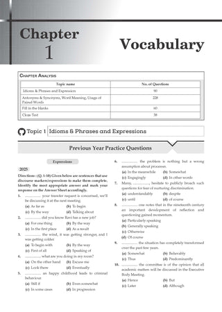 NDA-NA (NATIONAL DEFENCE ACADEMY/NAVAL ACADEMY) Chapter-wise & Topic-wise Previous Year Questions Solved Papers 2014-2025 (I & II) | General Ability Test