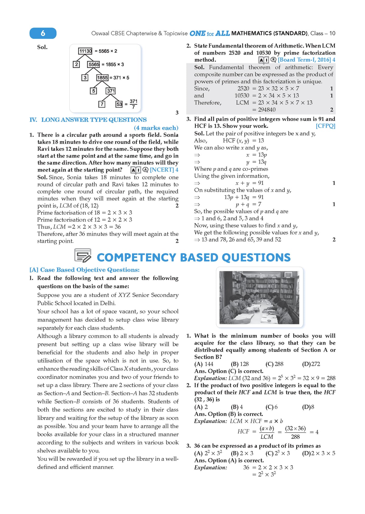 CBSE & NCERT One for All Class 10  Mathematics Standard (For 2027 Exam)