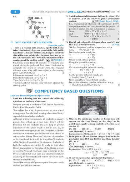 CBSE & NCERT One for All Class 10  Mathematics Standard (For 2027 Exam)