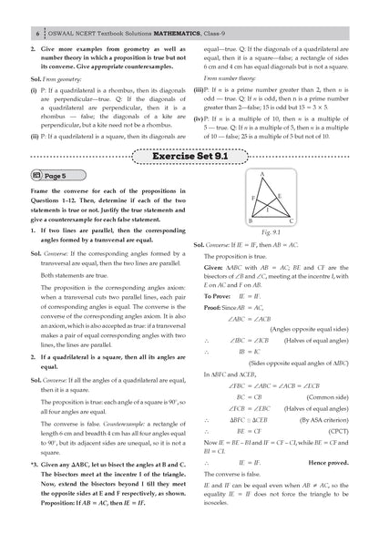 Oswaal CBSE NCERT Class 9 Textbook Solutions Mathematics Part-2 (Ganita Manjari) (Latest NCERT) | Revision Notes, Mind Maps, Solved Intext & Exercise Questions | Oswaal AI