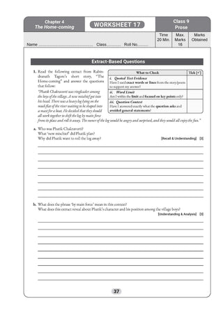 Oswaal ICSE Treasure Chest Workbook for Classes 9 & 10 | English Literature-Paper-2 | Chapter-wise Worksheets with Solutions | Latest CISCE Pattern | For 2027 Exam | With Oswaal AI