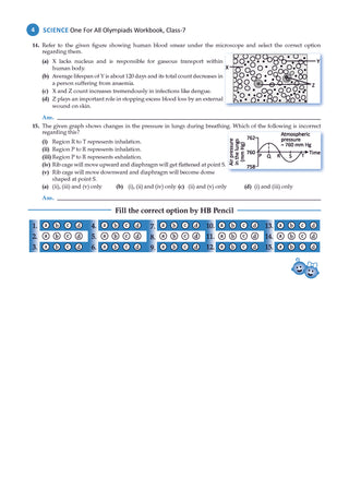One For All Olympiads Workbook Class 7 Science | Questions for SOF NSO & Other Olympiad Exams 2026 | With Sample Practice Papers & Oswaal.AI