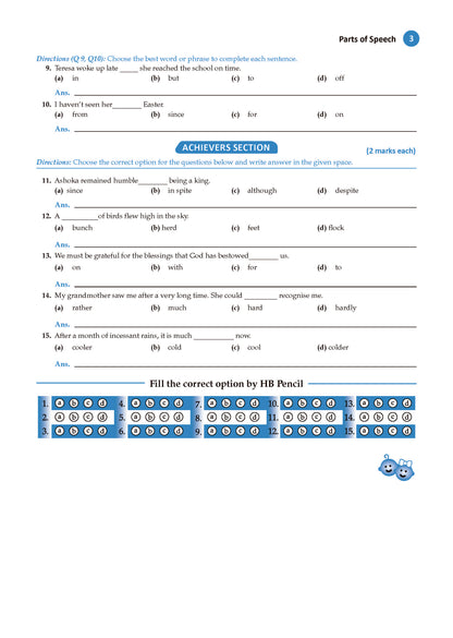 Oswaal One For All Olympiads Workbook Class 7 English | Questions for SOF IEO & Other Olympiad Exams 2026 | With Sample Practice Papers & Oswaal.AI