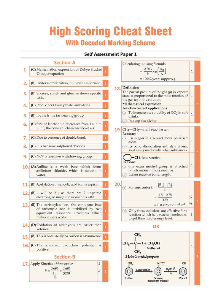 CBSE Sample Question Papers & Exam Rehearsal Class 12 Chemistry (Set of 2 Books) For 2025 Board Exam