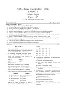 CBSE 10 Previous Years' Solved Papers, Yearwise (2016-2025) Class 12 Science (PCB)( English Core, Physics, Chemistry & Biology) (For 2026 Exam)