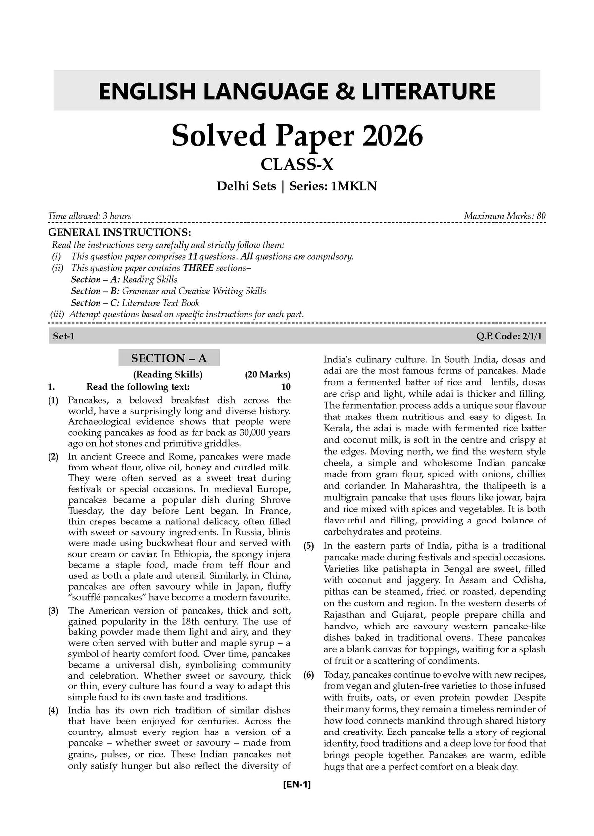 CBSE 10 Years' Solved Papers and Competency Focused Questions Chapter-wise Class 10 (Set of 2) English, Maths, Science, Social Science