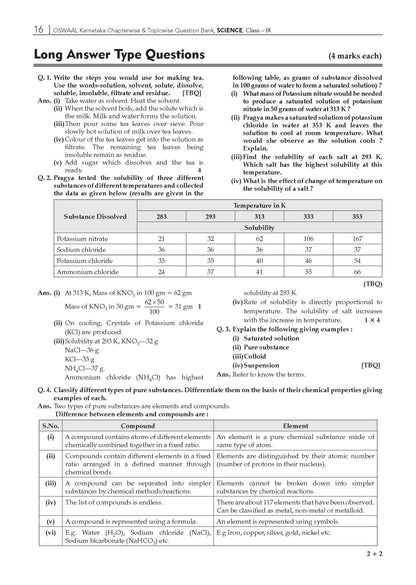 Oswaal Karnataka Chapter-wise and Topic-wise Question Bank | Class 9 | Science | For 2027 Exam | based on KSEAB syllabus & SCERT Textbooks & NCERT Exemplar | With Oswaal AI
