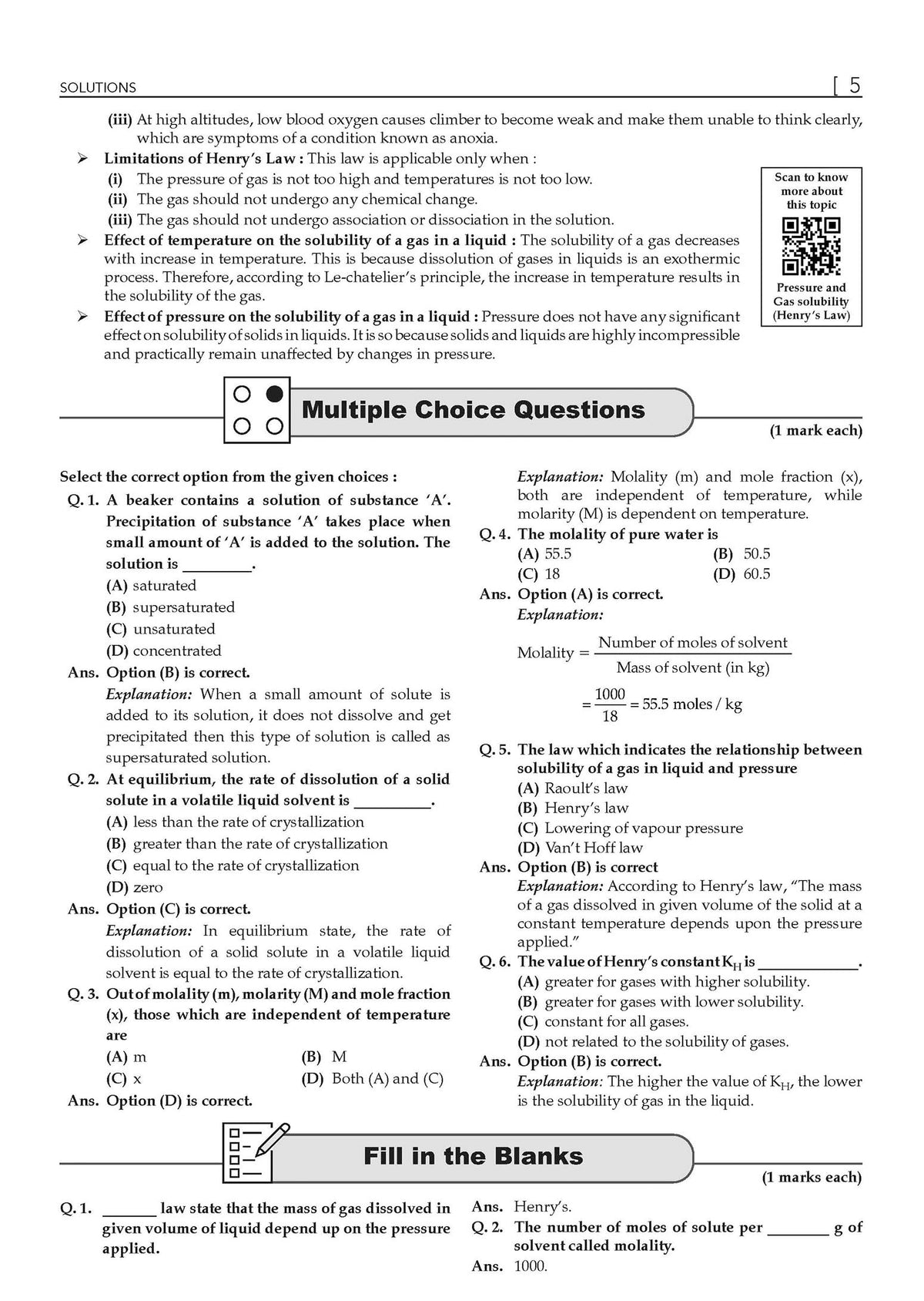 Karnataka II PUC Chapter-wise & Topic-wise Question Bank Class 12 Chemistry | 1550+ Questions, Revision Notes, Mind Maps, Mnemonics, Fully Solved PYQs (2026-2017) | 2027 Board Exam | Oswaal AI